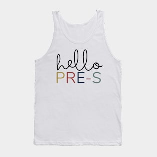 HELLO PRE-SCHOOL Tank Top